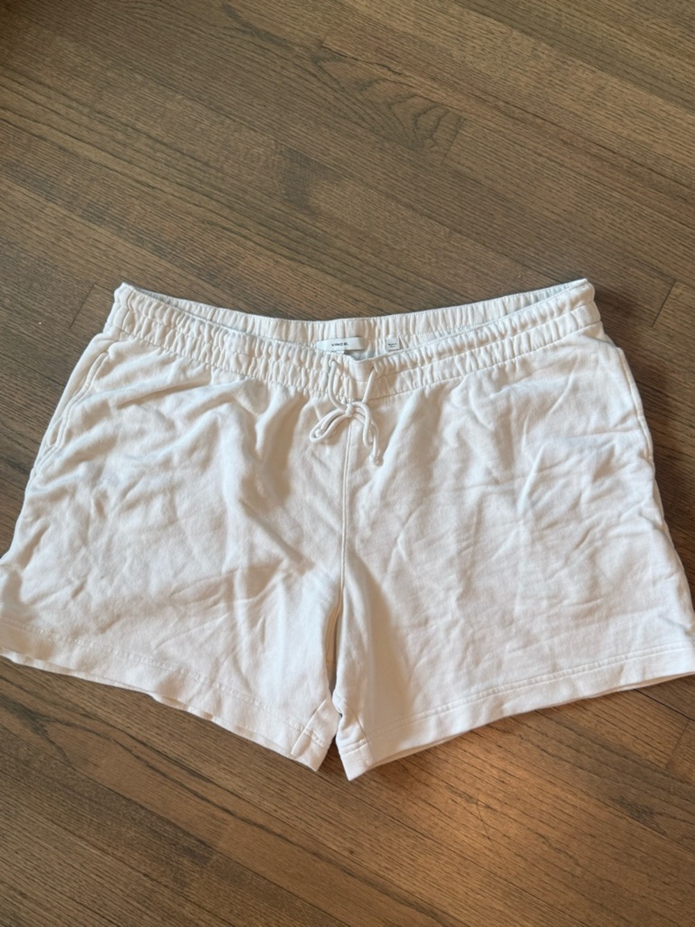 Vince 100% Cotton White Shorts: Size XXL